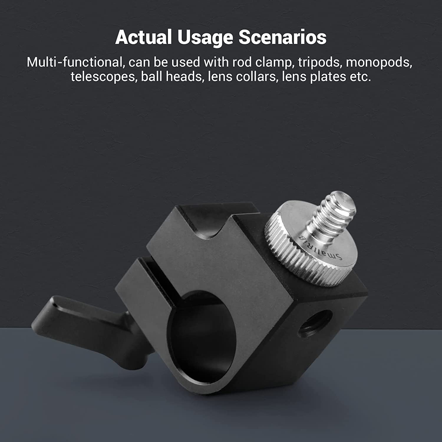 SmallRig 1/4 "robić 1/4" śruba z gwintem zewnętrznym adapter podwójna głowica stadnina dla klatka operatorska monitor doprowadziło mikrofon (zestaw 2 szt.)-828