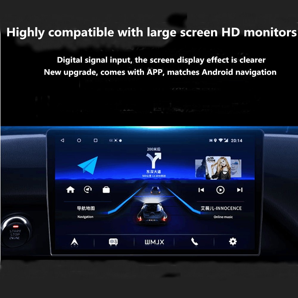 Enregistreur portatif de caméra de tableau de bord de Vision nocturne de DVR HD de voiture pour le système d'android