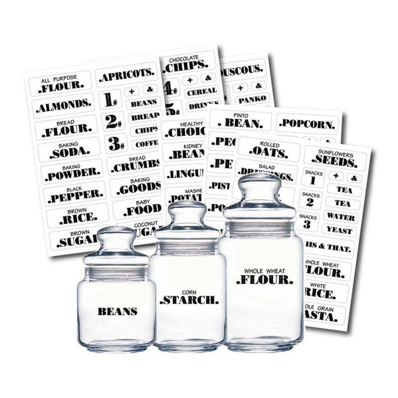 6pcs Waterproof Transparent Clear Stickers Classif... – Grandado