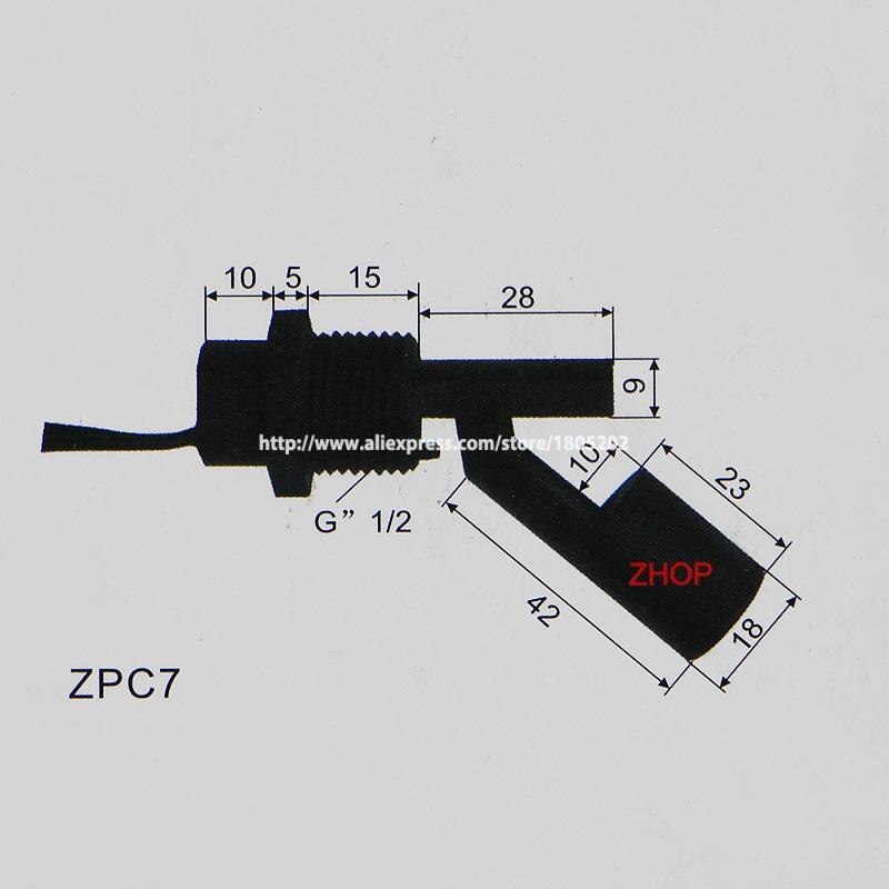 ZPC7 110V Side Mounted Water Level Sensor Float Switch