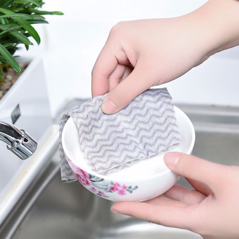 Paño de limpieza de cocina no tejido, trapos desechables, almohadilla de fregado, paño de baño, paño de lavado, paño de limpieza, trapo desechable