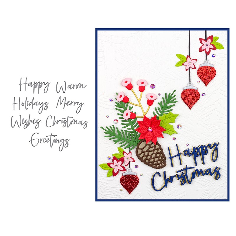 Various greeting cards metal Cutting Dies Stencils DIY Scrapbooking Paper/photo Cards Embossing Dies: 11x6.7cm