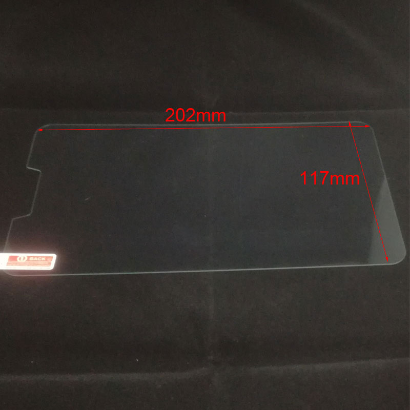 Myslc universal skjermbeskytter i herdet glass for archos 7 " 8 " 9 " 10.1 " nettbrett: 8 tommer 202 x 117mm