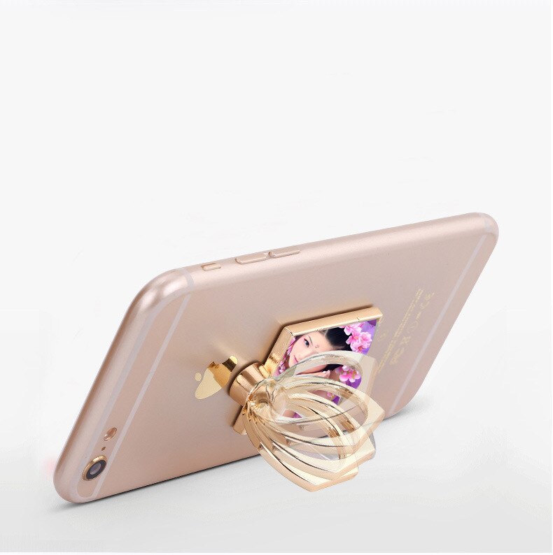 10pcs/lot Metal Finger Ring Mobile Phone Smartphone Stand Holder Sublimation Blank for Printing