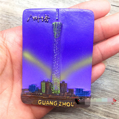 Guangzhou China Fridge Magnet Tourist Souvenirs Home Decoration