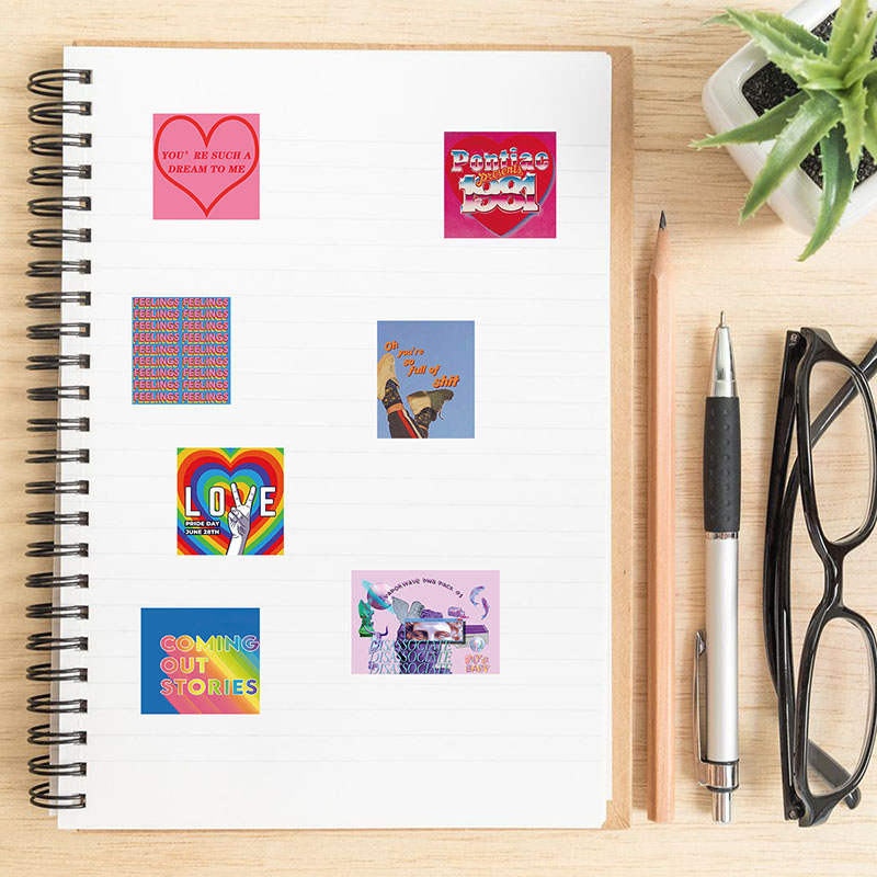 50Pcs Pack Motivational Phrases Sticker Quotes Sentences Waterproof For DIY Laptop Office Study Room Graffiti Decals