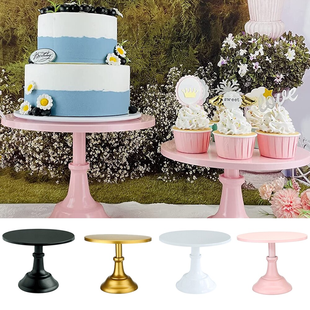 Cake Stand Home Party Display Stand Wedding Decoration Wrought Iron Birthday Tray Dessert Fudge Desktop Afternoon Tea Cake Stand