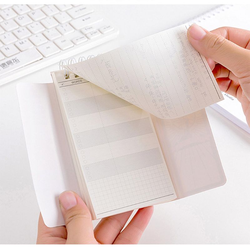 Kawaii Fruit Notebook Foreign Language Vocabulary English Words Reciting Planner Notepad School Writing Stationery