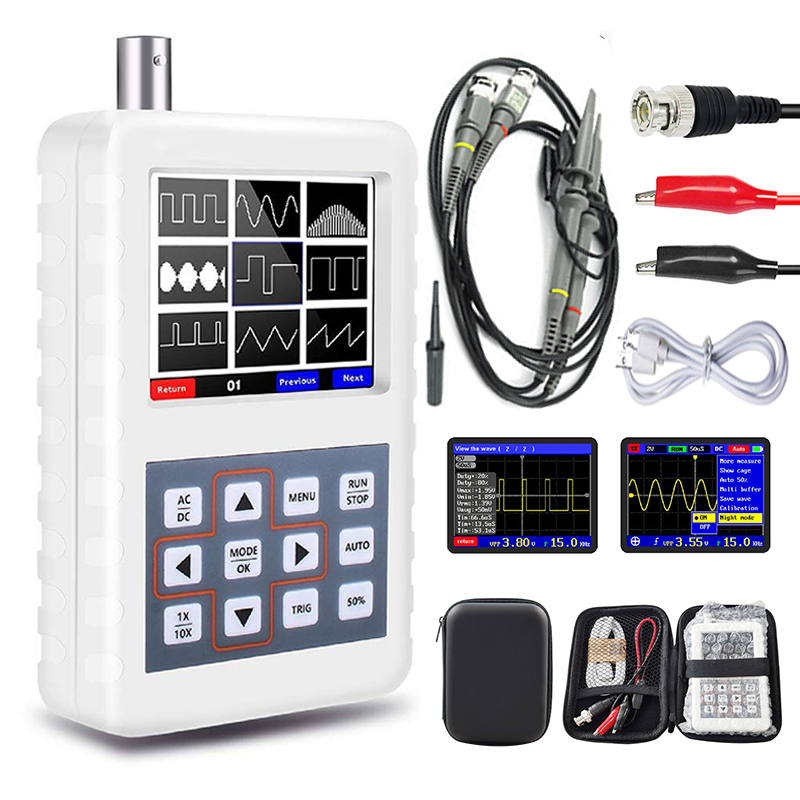 Cleqee DSO PRO 5MHz Handheld Mini Digital Oscilloscope 20MSps Sampling Rate Portable Device