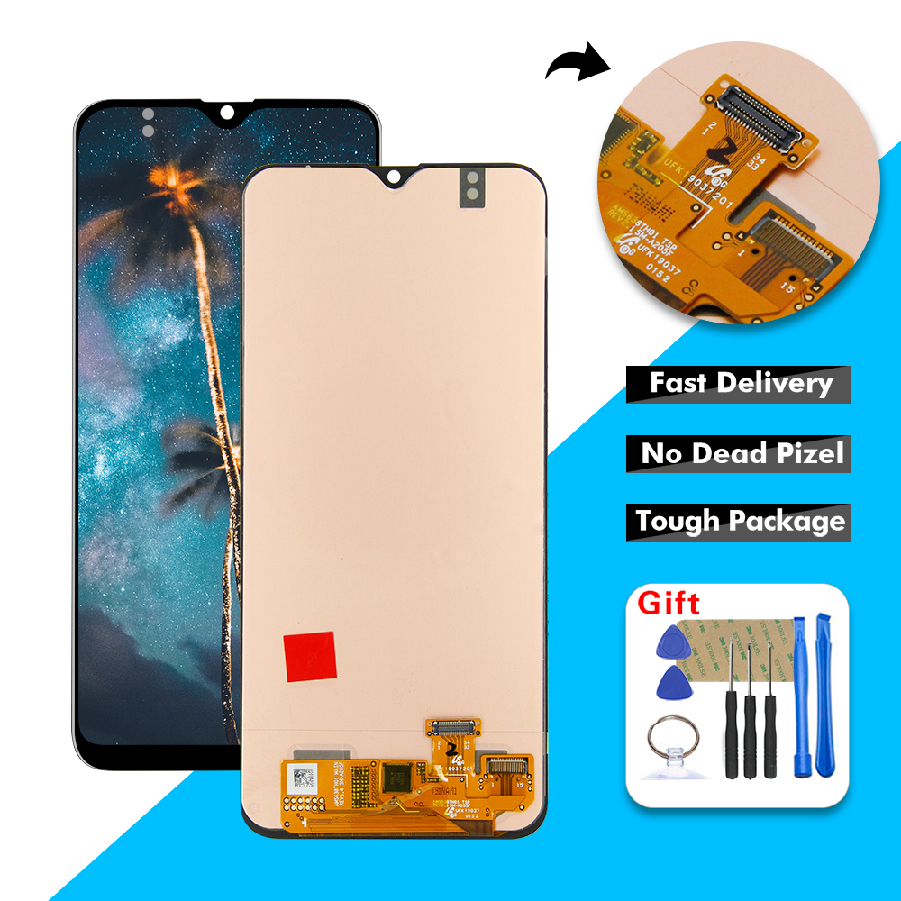 Für Samsung Galaxy A20 A205 A205G A205F LCD Display Touchscreen Digitizer Glas Assembly + Werkzeuge