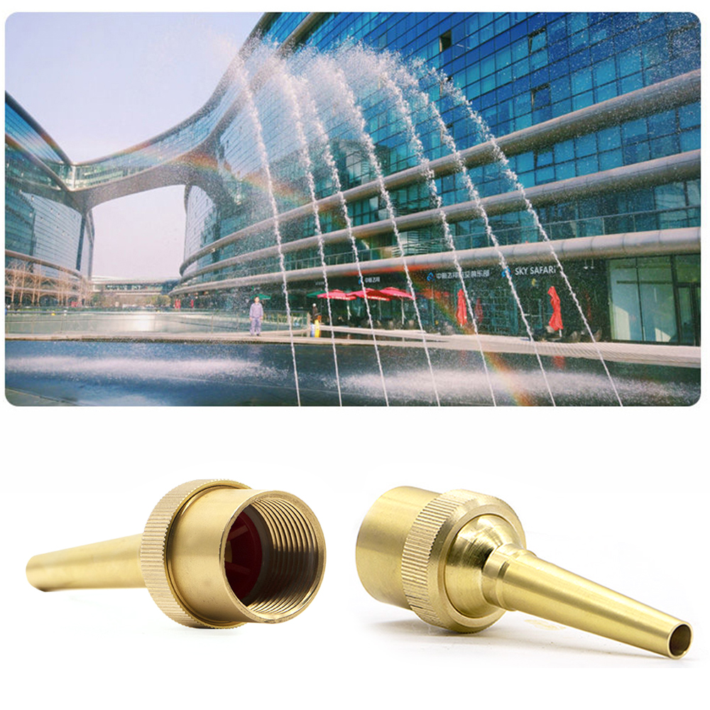 Female Thread G1/2" 3/4" 1.0" 1.5" Adjustable Fountain Nozzles Brass Decorative Water Fountains Head Garden Water Jet Pond