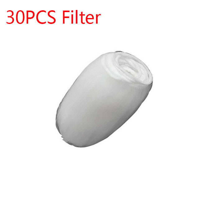 30 stk sugekopp vask filterskjerm vask arrangør kjøkkenoppbevaringspose avløpsstativ engangs søppelbøtte søppeldunker: 30 stk filter