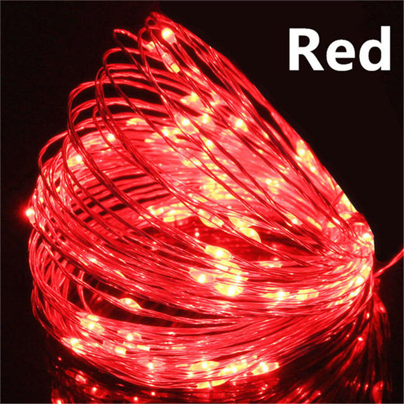 1m/2m/3m/5m/10m USB LED Lichterketten Girlande Lampe DIY Party Hochzeit Weihnachten baum Blinker Gebühr LED Lichter Hause Dekoration: verrotten / 0.5W