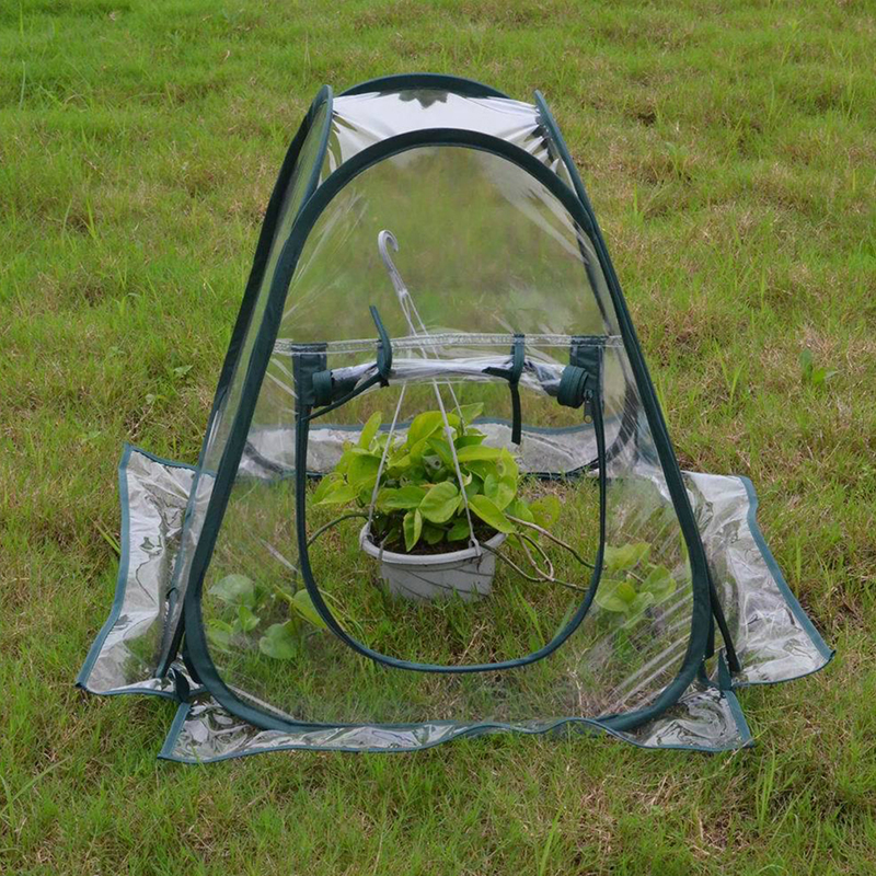 Kleine overwinteringstenten opvouwbare kasplanten transparante bloemenschuur kasplanten winterbeschermhoes
