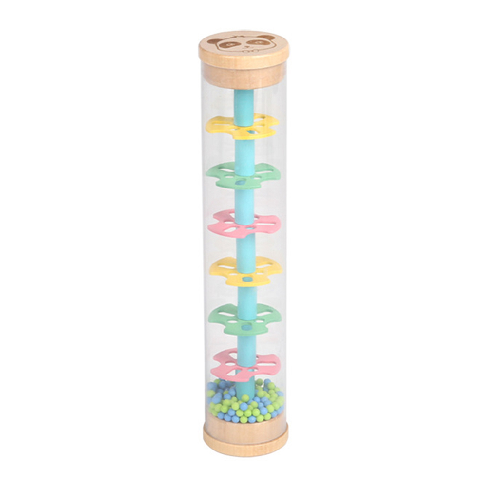Juguete musical de lluvia para niños, Bola de tubo de sonido, reloj de arena, instrumento de percusión, educativo para bebé, juguete de sonido: Default Title