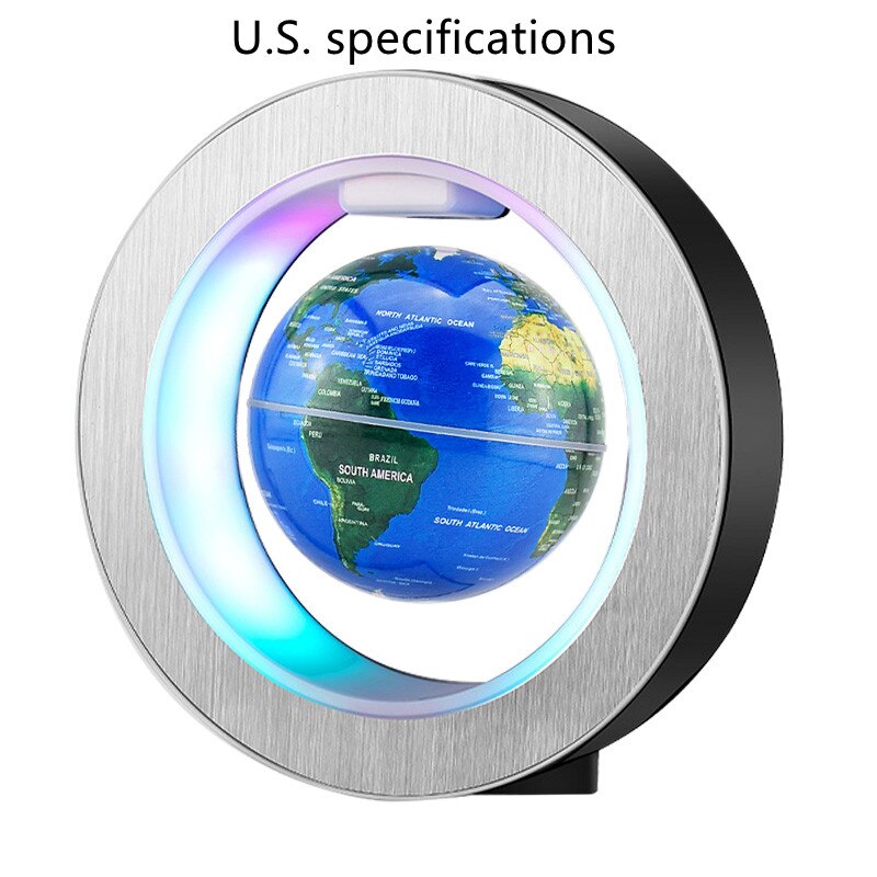 Led Möbel Globe Magnetische Schwebender Globus Licht Welt Karte Rotierenden Nacht Lampe Kinder Neuheit Ball Licht Lampe: Blue A