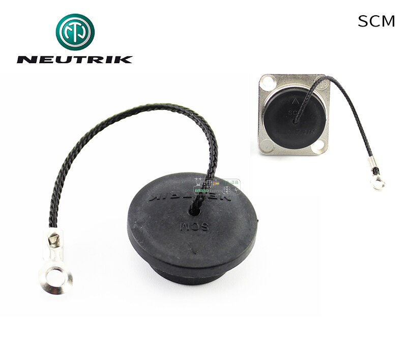 Zwitserse Neutrik Scm Cannon Socket Hard Plastic Met Touw Stofkap Kanon Waterdichte Hoes