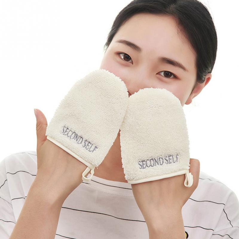 1PC Comfortable Microfiber Facial Cloth Face Towel Water Remover Cleansing Glove Reusable Remover Tool