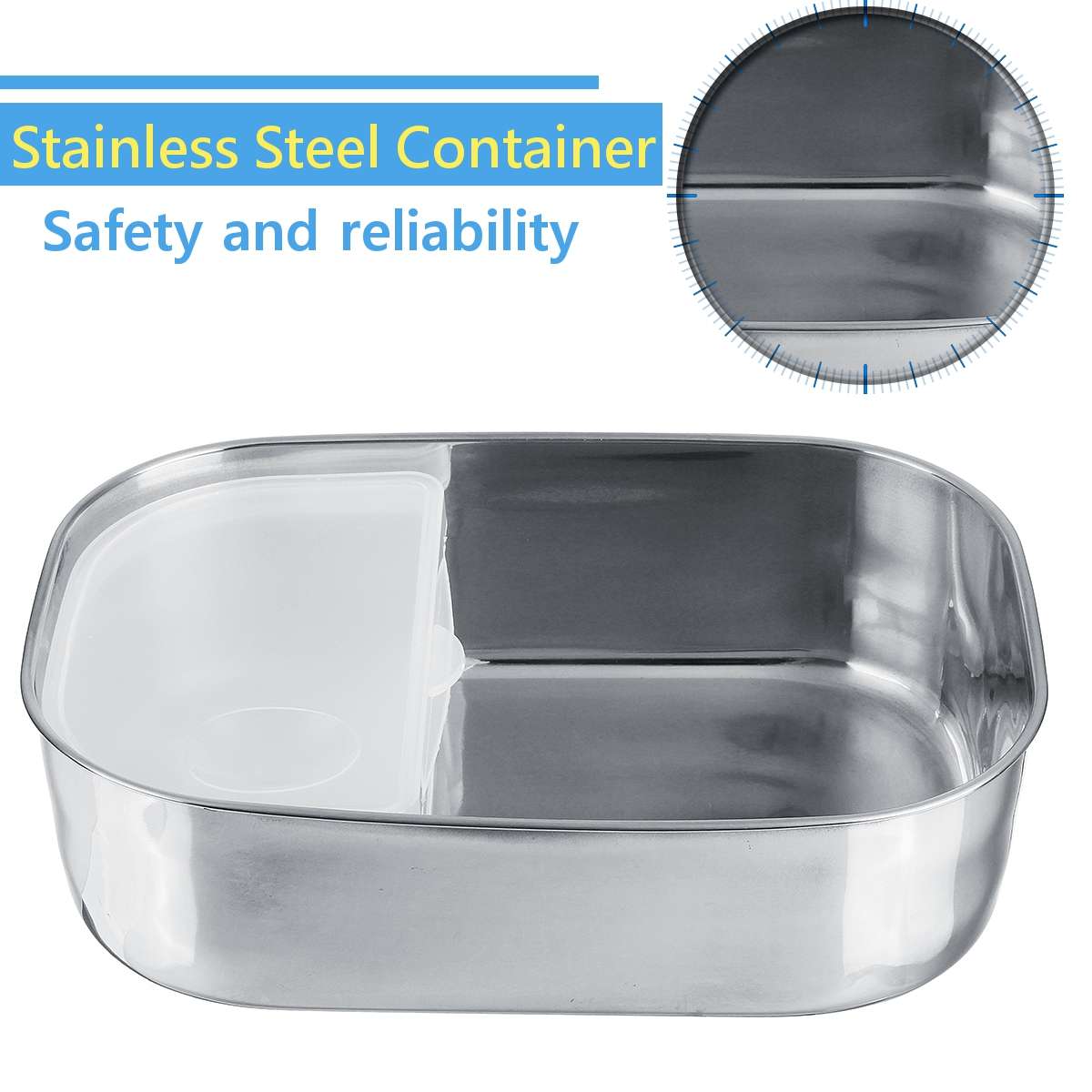 2 in 1 Car& Home Electric Heated Lunch Box Portable 12V 110V Bento Boxes Food Heater Rice Container Outdoor Travel US Plug