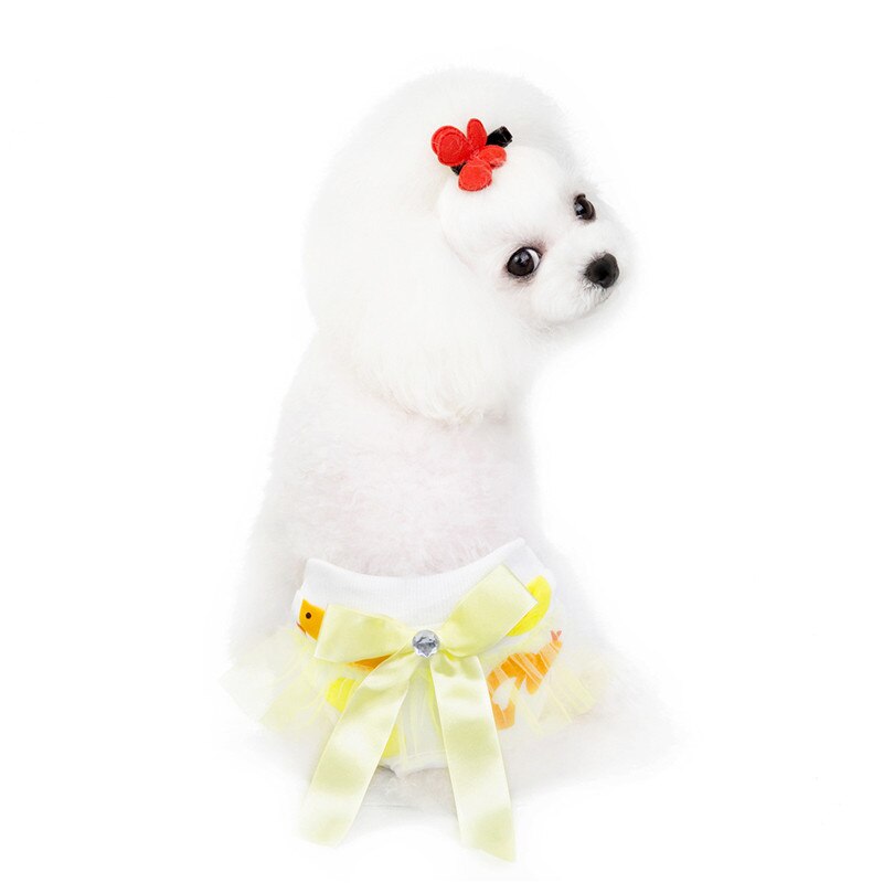 Kvinnelig kjæledyr hund valp bleie bukser fysiologisk sanitær kort truse bleie undertøy