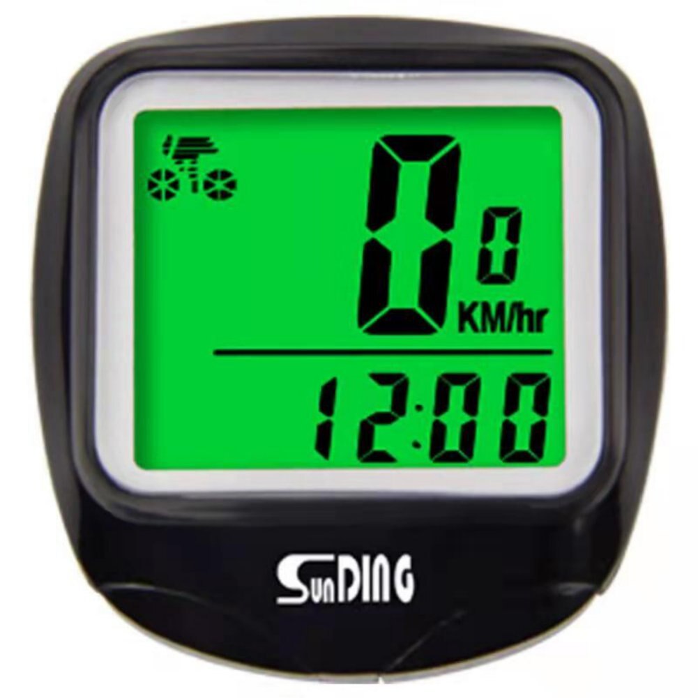 Draagbare Waterdichte Bike Snelheidsmeter Multi-Functies Wired Lluminous Fiets Computer Stopwatch Fietsen Accessoires: A