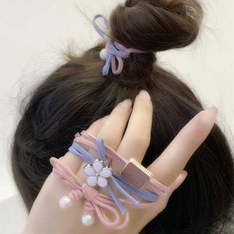 12/16/20/25 stuks meisjes hoofdbanden vrouwen haaraccessoires elastische haarbanden voor meisjes vrouwelijke haarband rubberen touw kauwgombanden haarband
