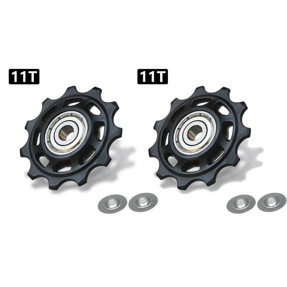 11T 12T 13T 14T Bearing MTB Bicycle Rear Guide Wheel Road Bike Jockey Rear Derailleur Pulley Roller for Shimano Sram Repair Kit: PURPLE