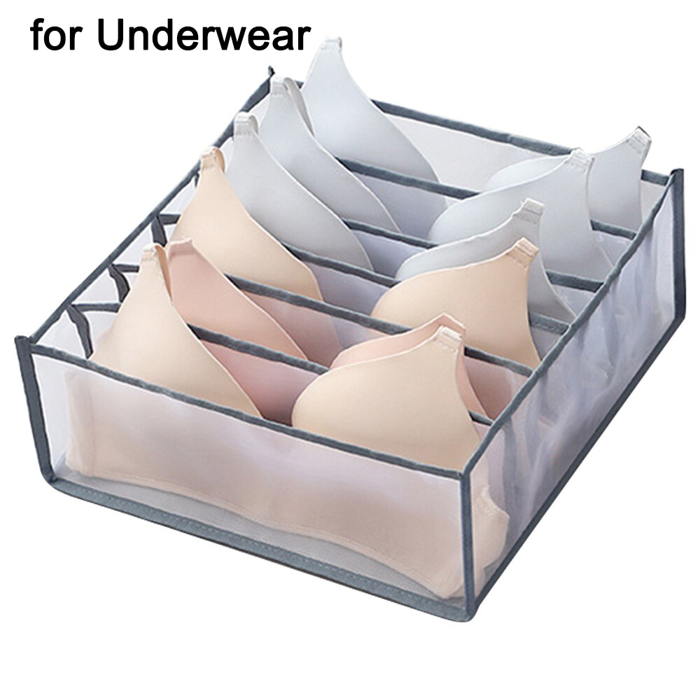 Sokker skuffe arrangør soveværelse garderobe plads besparelse store kapacitet undertøj opbevaringsboks bh sammenfoldelige tørklæder: -en