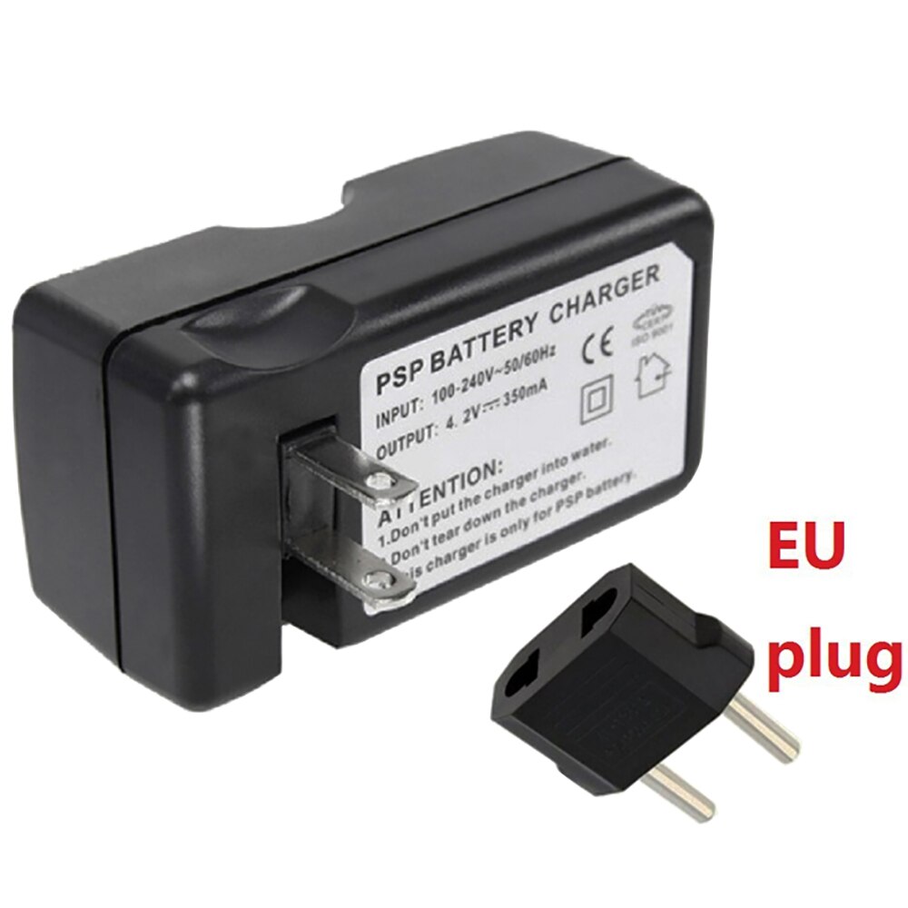 2Pcs 3.6V 1800mAH Rechargeable Battery pack+Charger US/EU Plug For Sony PSP1000 Wireless Console Gamepad