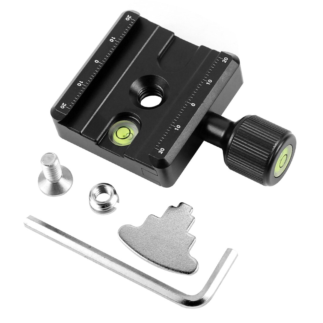 Universal-SLR Quick Release Platte Clamp Adapter 3/8 "bis 1/4" Schraube Ebene für Arca Swiss Kamera Ball Kopf stativ QR Bord 38mm