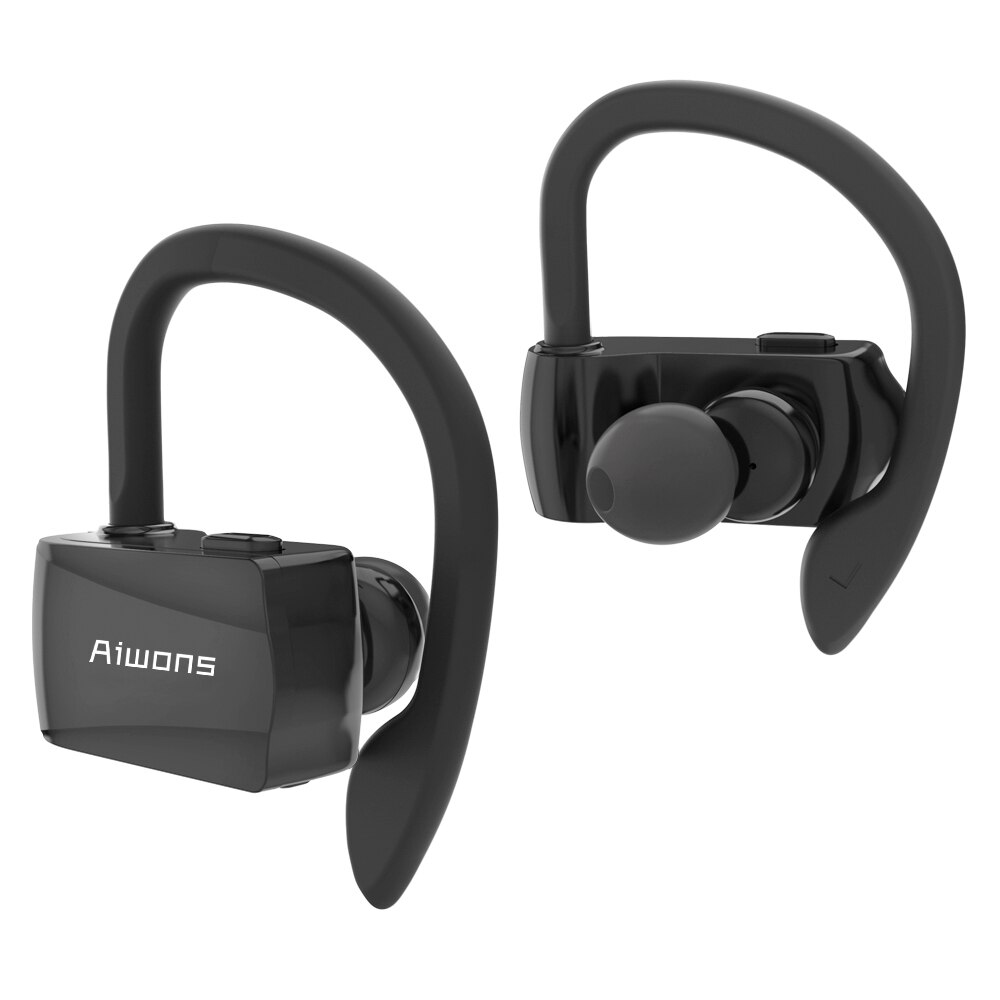 Aiwons Draadloze Running Hoofdtelefoon, Bluetooth Sport Oordopjes Met Microfoon, Bluetooth 5.0 Stereo Oortelefoon, IPX5 Waterdicht