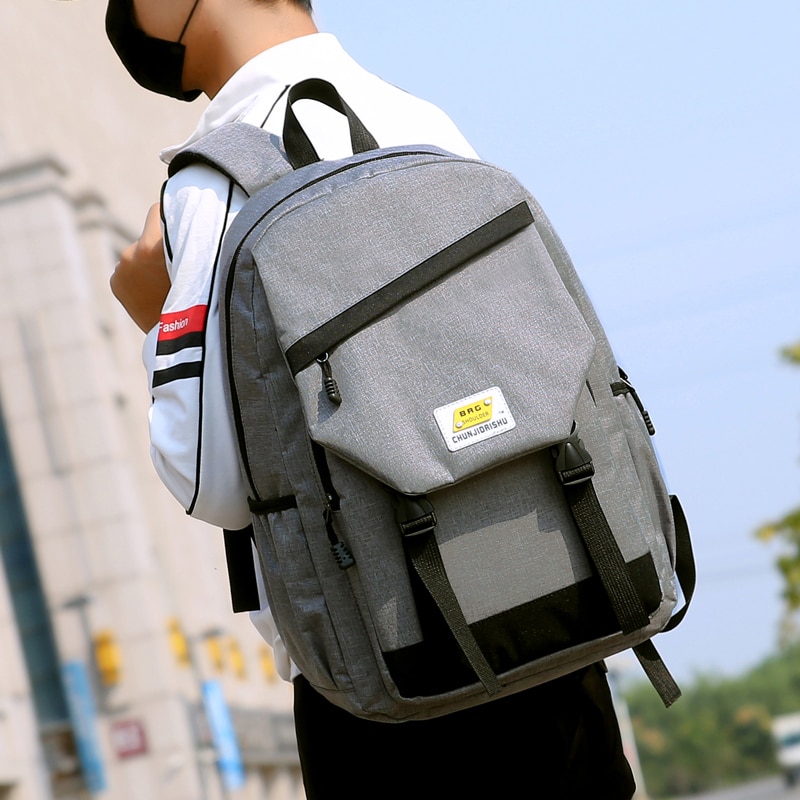 Sacs à dos d'école de grande capacité pour les garçons d'adolescent sacs de lycée moyen pour les hommes d'université d'adolescent