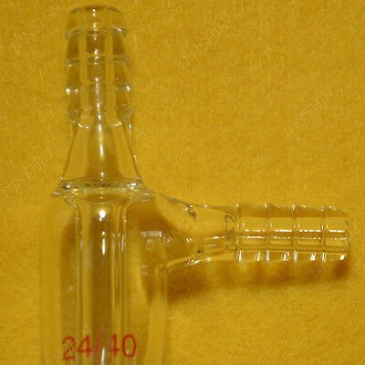 24/40,Gas Inlet Adapter with Both Hose Connection,Lab Glassware
