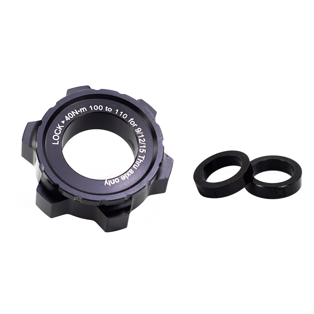 Adaptador de centro de bloqueo SILVEROCK Boost M12, 142mm a 148mm, M15, 100mm a 110mm, Kit de conversión de freno de disco Centerlock: front 100 to 110