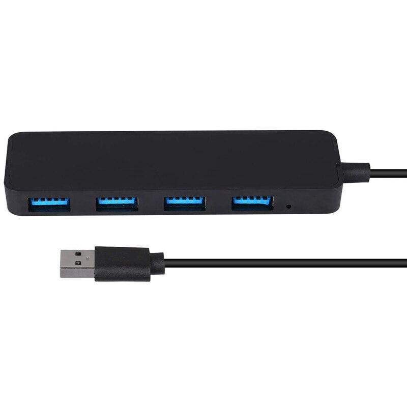 Usb Hub 4-Port Usb 3.0 Hub, ultra Slim Extra Licht Usb Splitter Draagbare Data Hub Met 30Cm Kabel Compatibel