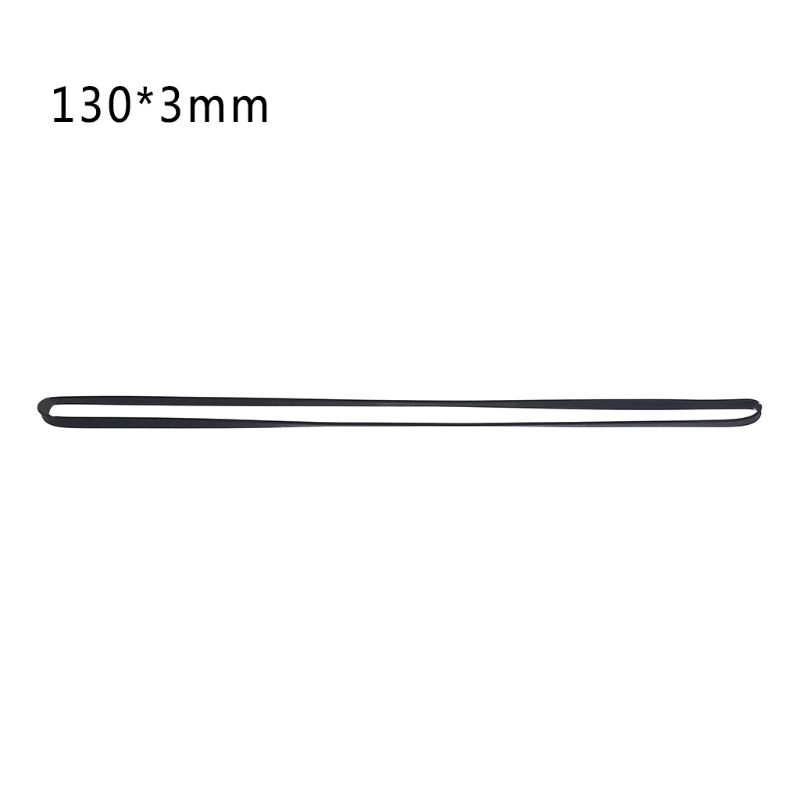 3mm Wide Flat Drive Belt Turntable Rubber Belt Replacement for LP Vinyl Record Player Walkman Phono Belt-Driven Turntables