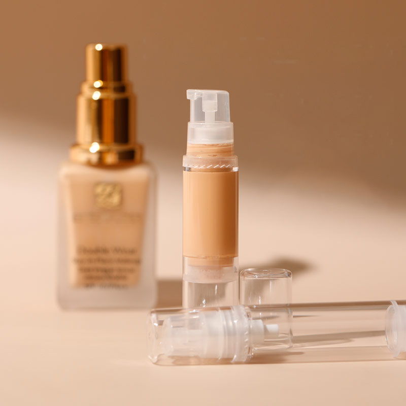 Podkład w płynie butelka podróżna 5ml 10ml 15ml Mini podkład kosmetyczny próbki narzędzia do przepakowywania Airless butelka z pompką przenośna