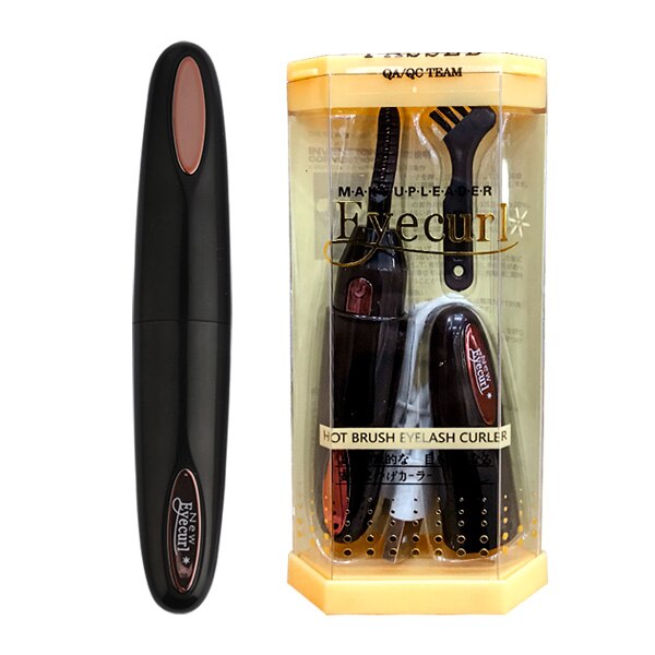 Intelligente Draagbare Verwarmde Elektrische Natuurlijke Curling Wimperkruller Wimpers Zorg Gereedschappen Professionele Wimperkruller: Multifunction black