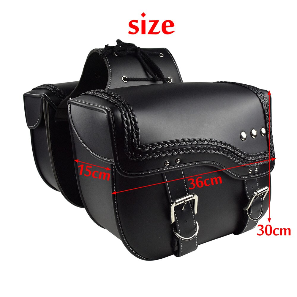 Universele Zadeltas Gooi Onder Seat Side Gereedschappen Bagage Bag Pouch Zwart Voor Harley Softail Xl Voor Kawasaki Voor Yamaha Voor suzuki