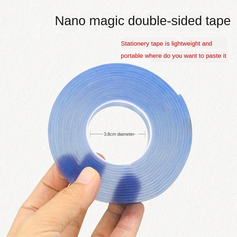 Magic Tape Nano Tape Nanometer Magic Dubbelzijdige Tape Waterdichte Hoge Viscositeit Transparante Universele Dubbelzijdig Tape 1/2/3M