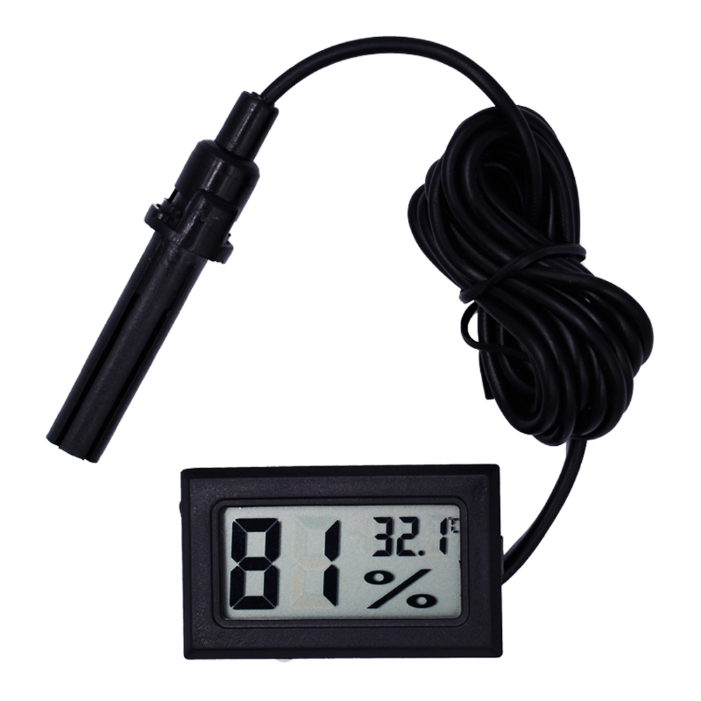 Turtle Rabbit Meter Digital LCD Reptile Hygrometer Thermometer with Pr... – Grandado