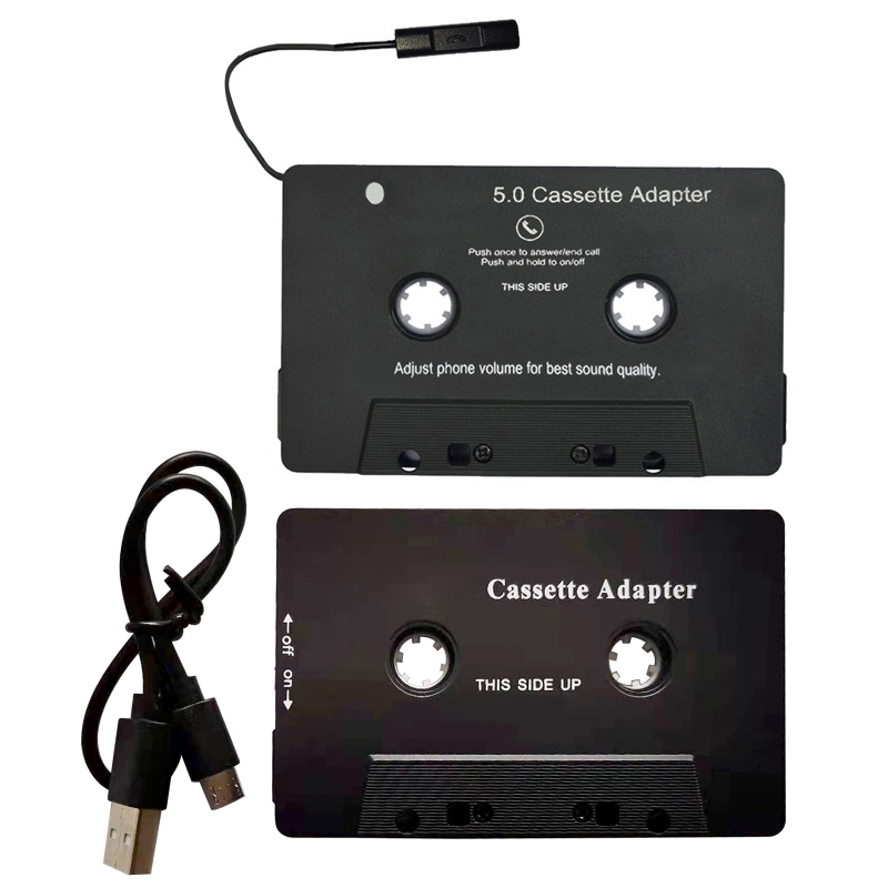 Y3NC Bluetooth-kompatibel Auto Band Kassette Aux Adapter Smartphone Kassette Adapter Auto Band Stereo Konverter Adapter