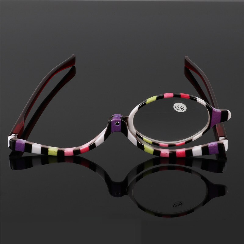 Olnylo vergrootglazen roterende make-up leesbril opvouwbare bril presbyopie algemeen  +1.0 +1.5 +2.0+2.5+3.0+3.5+4.0