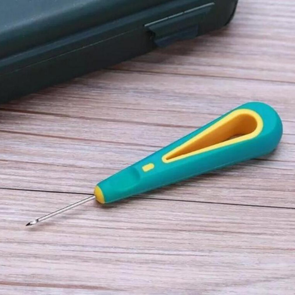 Canvas Leather Sewing Tool Crochet Hook Shoes Repair Tool Sets Awl Hand Stitching Taper Leathercraft Needle Tool Kit Sewing