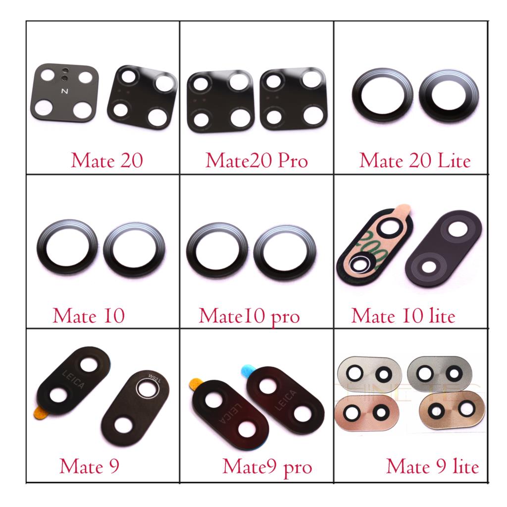 Repuesto de lente de cámara trasera Original para Huawei Mate 20 Pro X Mate20 lite Mate 9 10 pro lite