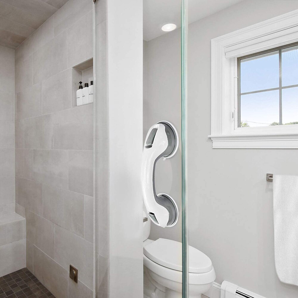 2022 Shower Handle Safety Helping Handle Anti Slip Support Toilet Bathroom Safe Grab Bar Vacuum Sucker Suction Cup Handrail