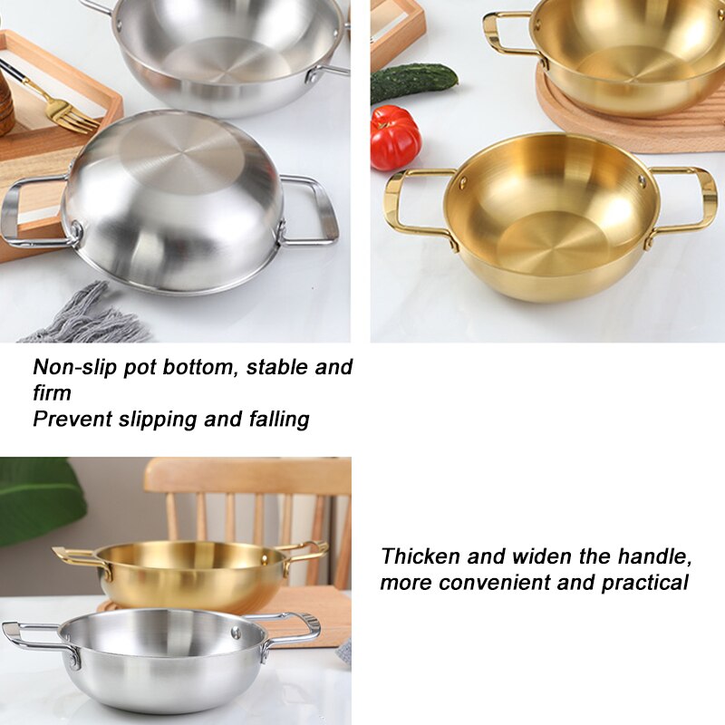 18/20/22cm Stainless Steel Seafood Pot Kitchen Cookware Noodle Pot Soup Pot Cooking Pot Accessories