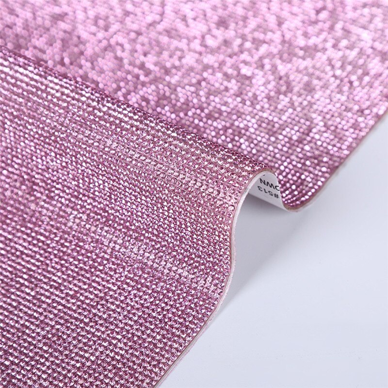 Strass brillants en cristal, 40x24cm, autocollant de décoration de voiture à faire soi-même: Rose