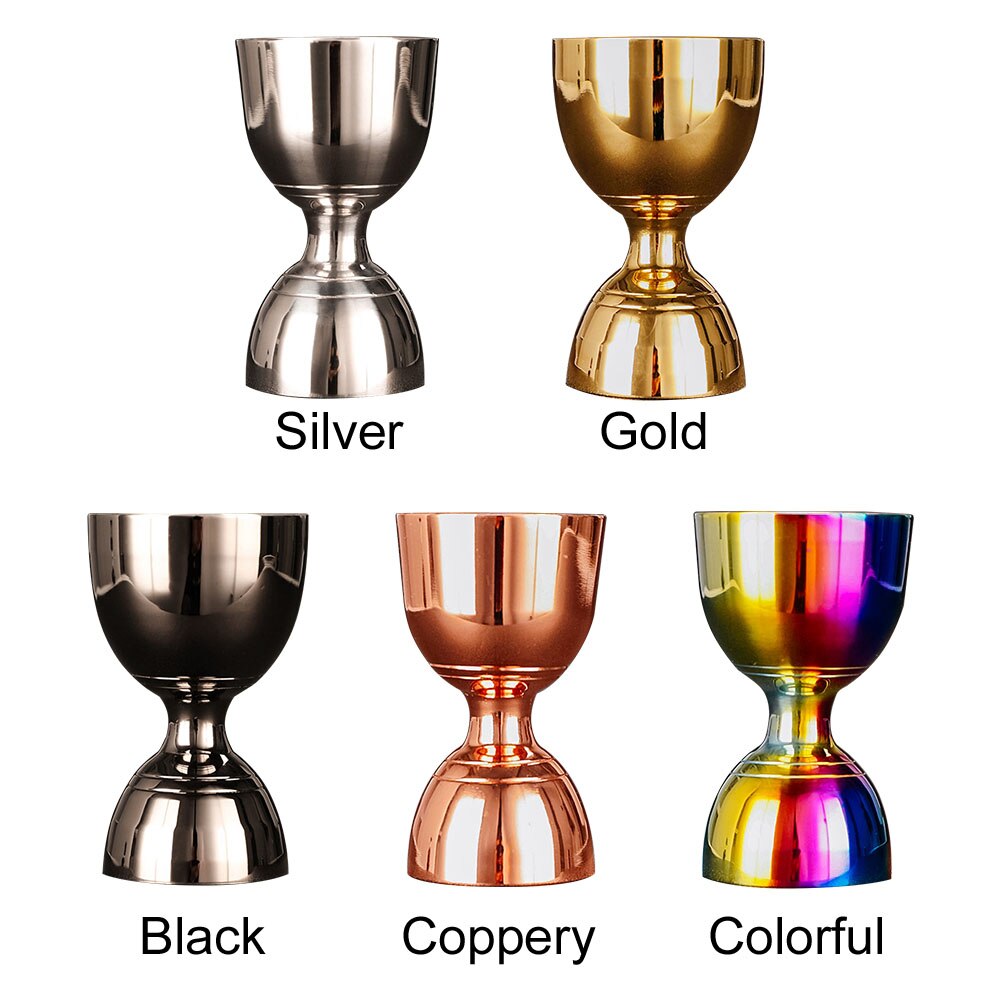 Measuring Shot Cup Ounce Jigger Bar Cocktail Drink Mixer Liquor Measuring Cup Mojito Measure Coffee Mug Stainless Steel