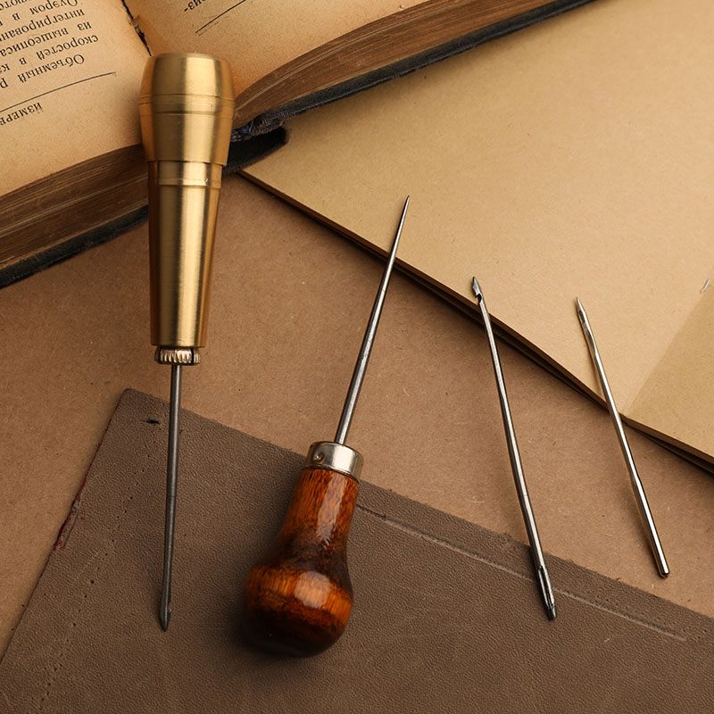 KAOBUY-Kit de herramientas profesionales para artesanía de cuero, accesorios para costura a mano, punzón, tallado, trabajo, sillín, herramienta de bricolaje